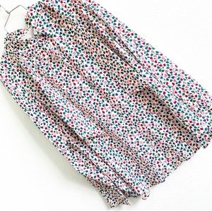 MAX MARA 100% silk long sleeve blouse top NWT leaf